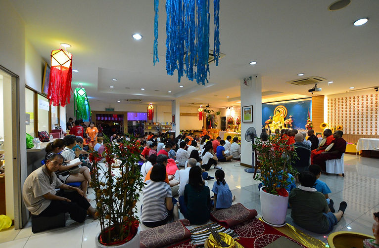 Ti-Ratana Lumbini Garden @ Puchong Branch Hall with lots of devotees from Wesak 2019