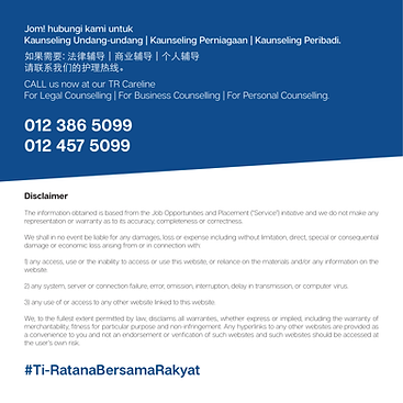 Ti-Ratana Job Serach Ad 2
